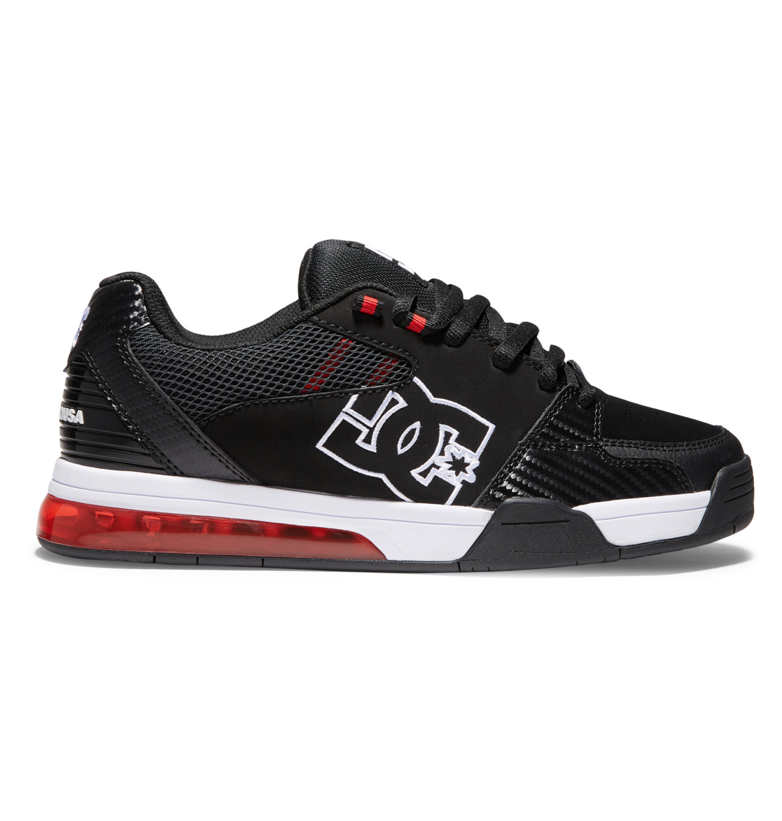 Baskets DC Shoes Versatile Noir Blanche Rouge Homme | YHP-83818157