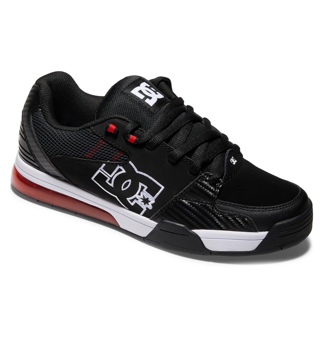 Baskets DC Shoes Versatile Noir Blanche Rouge Homme | YHP-83818157