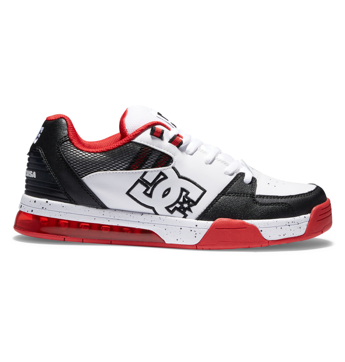 Baskets DC Shoes Versatile Blanche Noir Rouge Homme | KMF-53899910