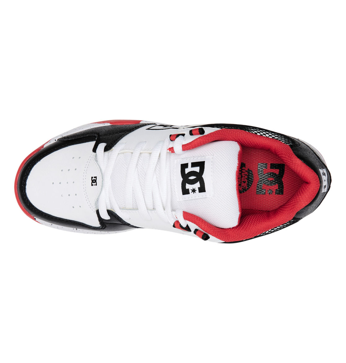 Baskets DC Shoes Versatile Blanche Noir Rouge Homme | KMF-53899910