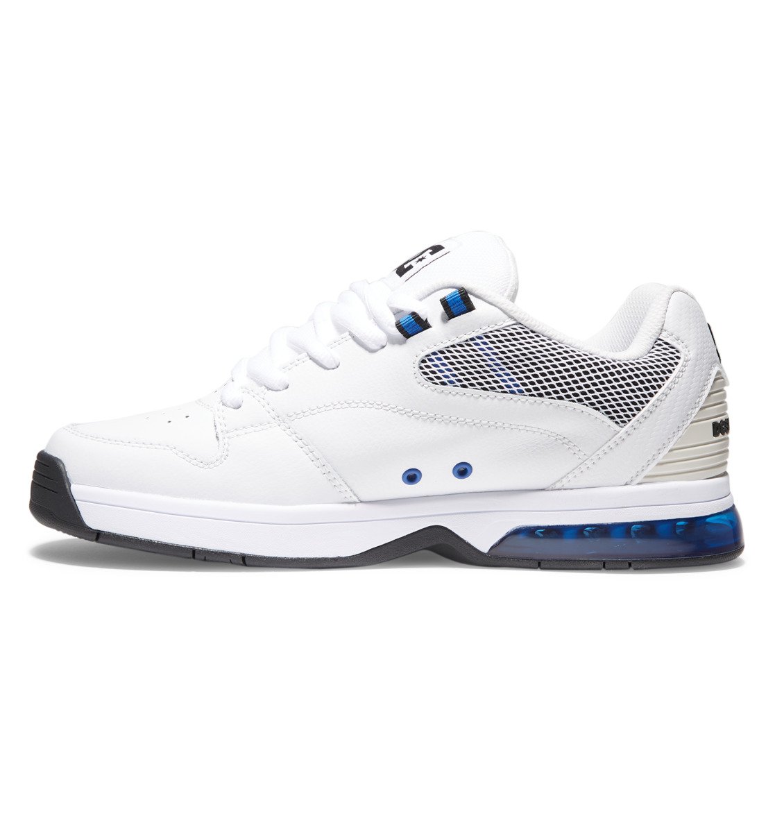 Baskets DC Shoes Versatile Blanche Bleu Royal Homme | LSD-97489823