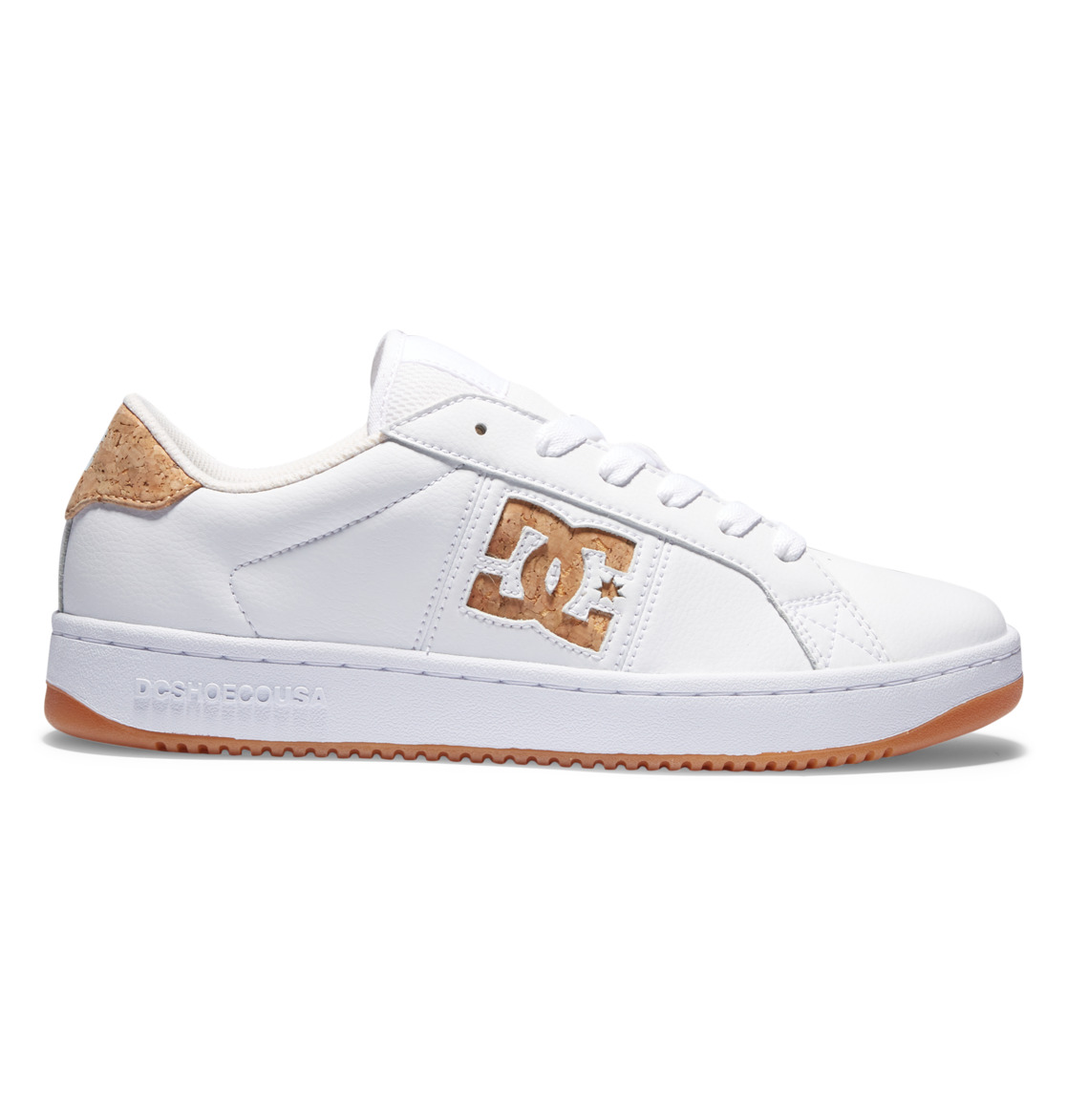 Baskets DC Shoes Striker Waste Blanche Marron Homme | PEN-70797788