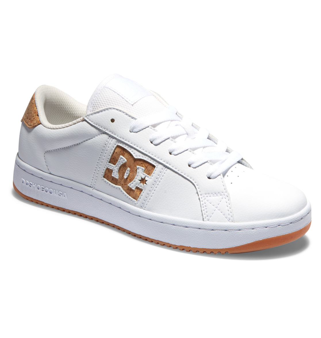 Baskets DC Shoes Striker Waste Blanche Marron Homme | PEN-70797788