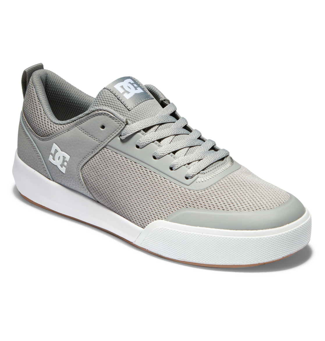 Baskets DC Shoes Transit Grise Blanche Homme | BVY-93379492