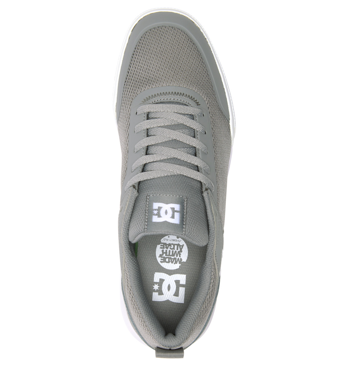 Baskets DC Shoes Transit Grise Blanche Homme | BVY-93379492