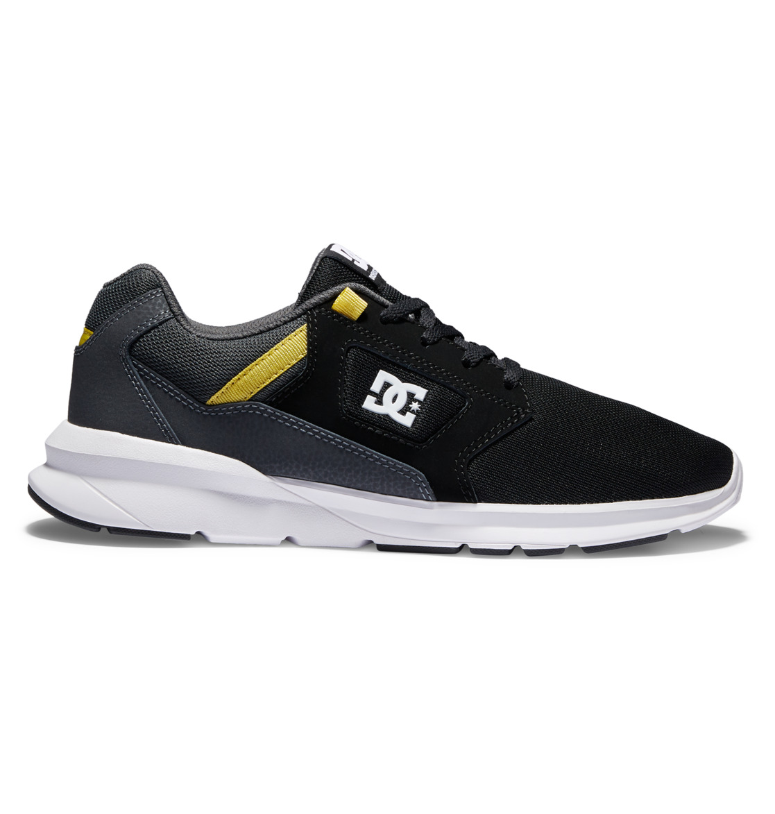 Baskets DC Shoes Skyline Legere Noir Grise Jaune Homme | MIJ-88029993