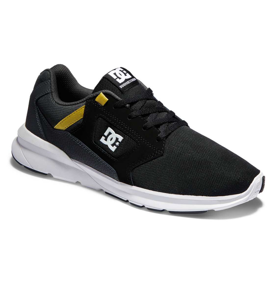 Baskets DC Shoes Skyline Legere Noir Grise Jaune Homme | MIJ-88029993