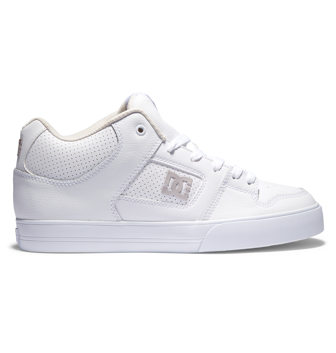 Baskets DC Shoes Pure MID Mid-Top Blanche Grise Homme | YWM-74840730