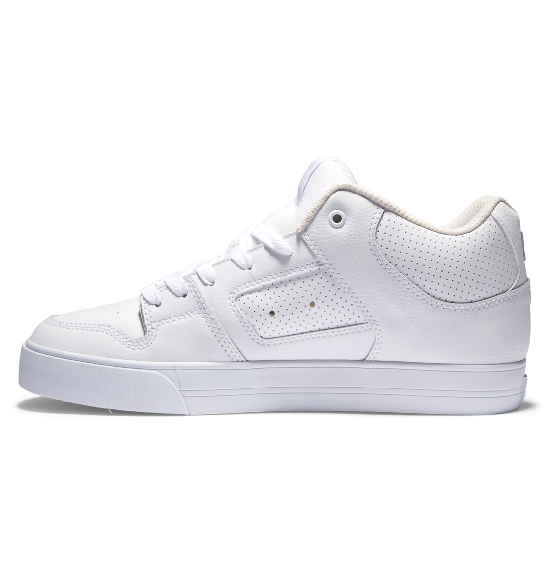 Baskets DC Shoes Pure MID Mid-Top Blanche Grise Homme | YWM-74840730