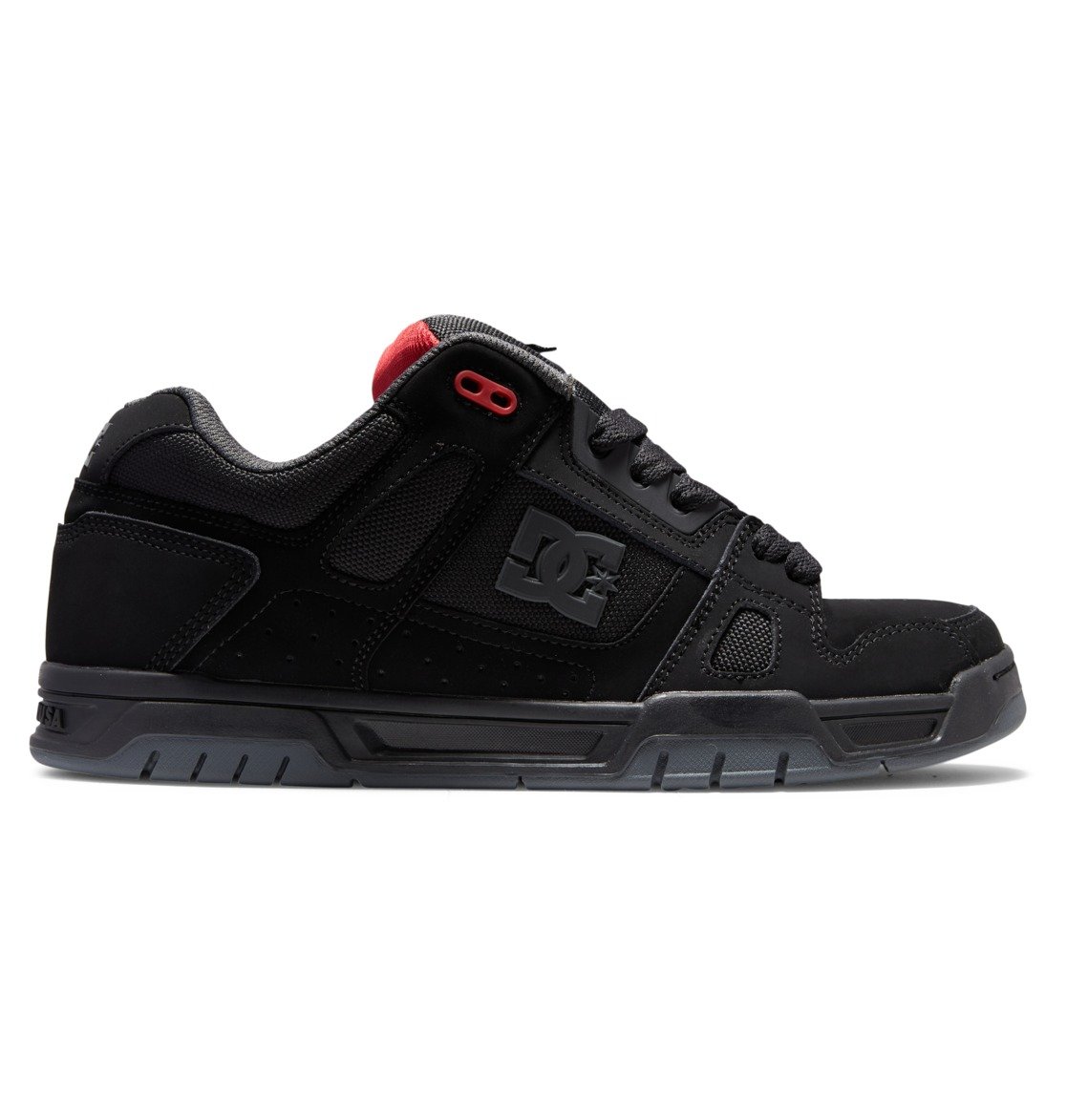 Baskets DC Shoes Stag Noir Grise Rouge Homme | LON-19755830