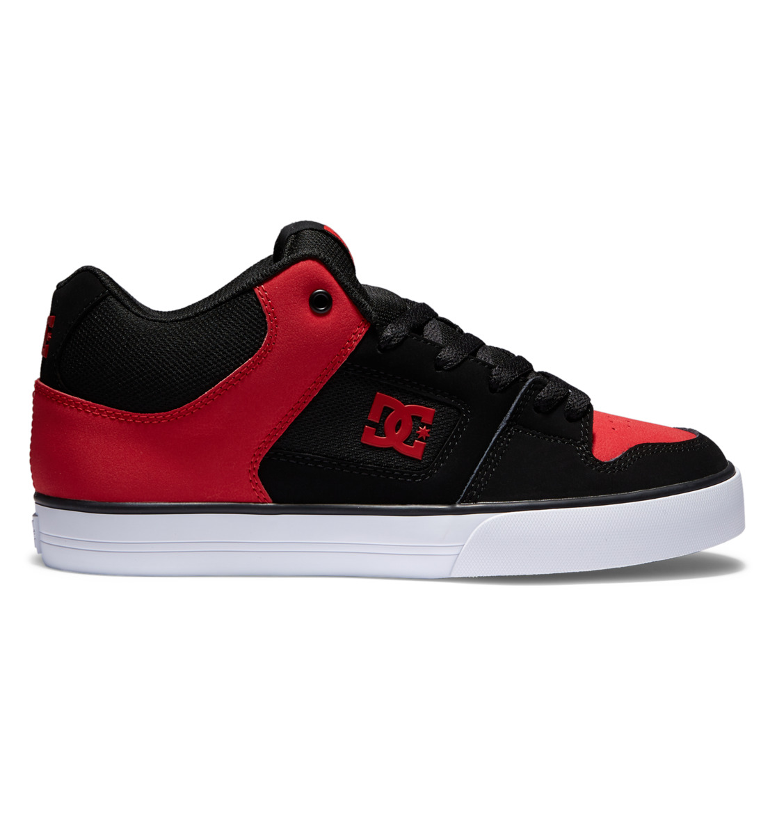 Baskets DC Shoes Pure MID Mid-Top Noir Rouge Homme | WTX-39041798