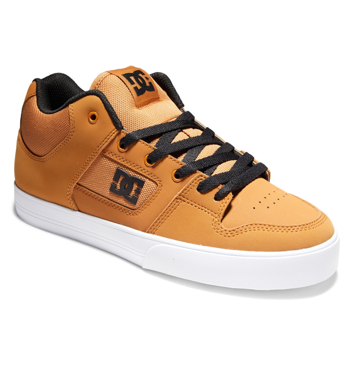 Baskets DC Shoes Pure MID Mid-Top Marron Noir Homme | ILN-24686951