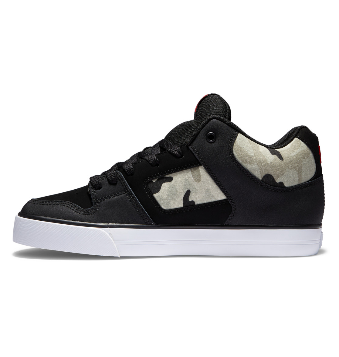 Baskets DC Shoes Pure MID Mid-Top Camouflage Noir Homme | KAB-04817127