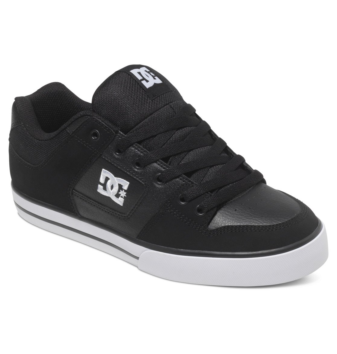 Baskets DC Shoes Pure Noir Blanche Homme | ULQ-26998793