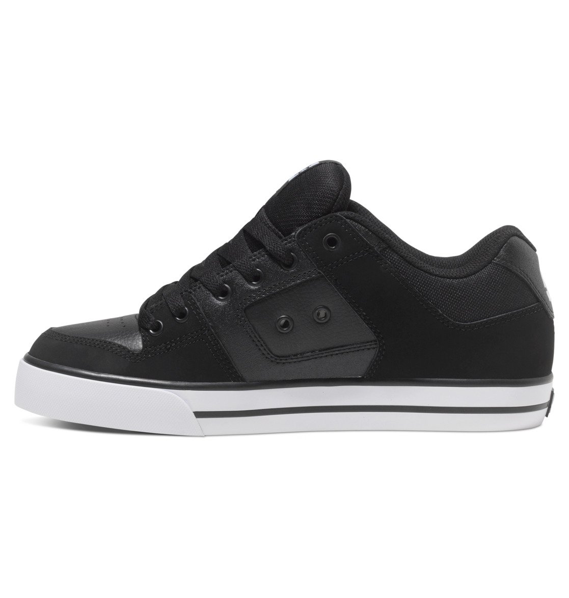 Baskets DC Shoes Pure Noir Blanche Homme | ULQ-26998793