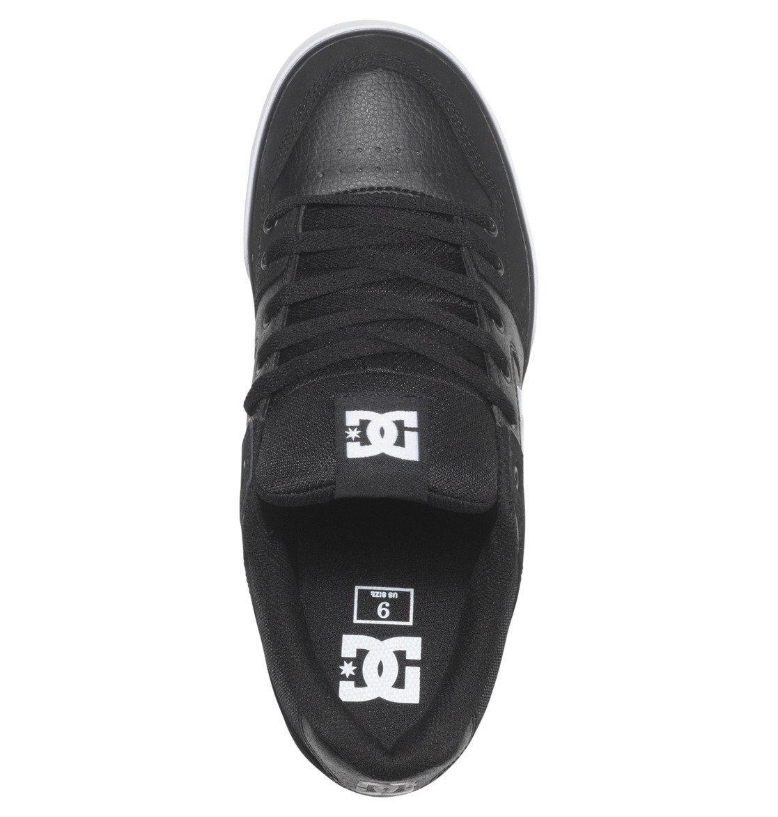 Baskets DC Shoes Pure Noir Blanche Homme | ULQ-26998793