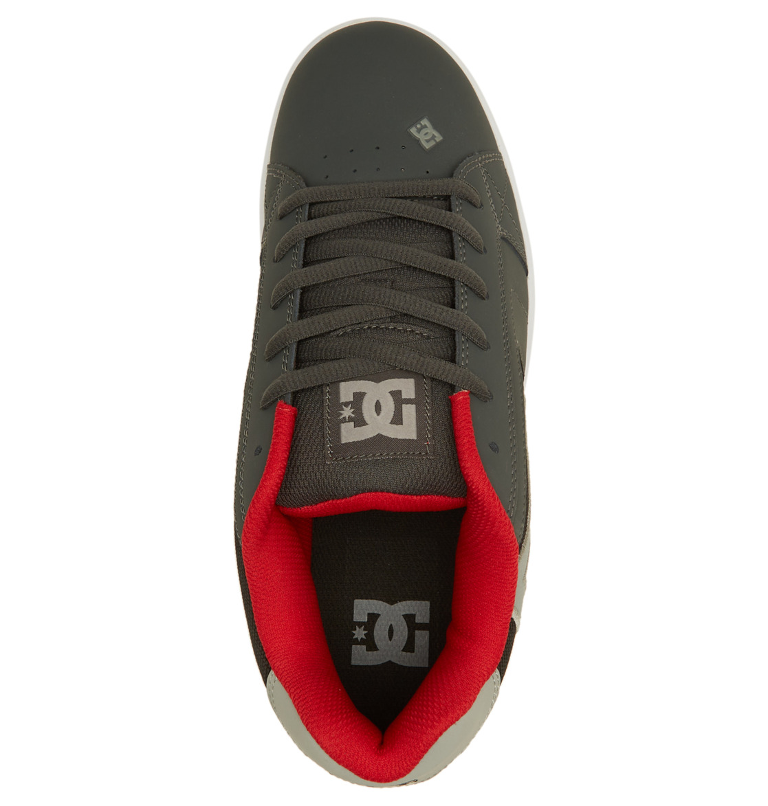 Baskets DC Shoes Net Grise Noir Rouge Homme | YQP-16619978