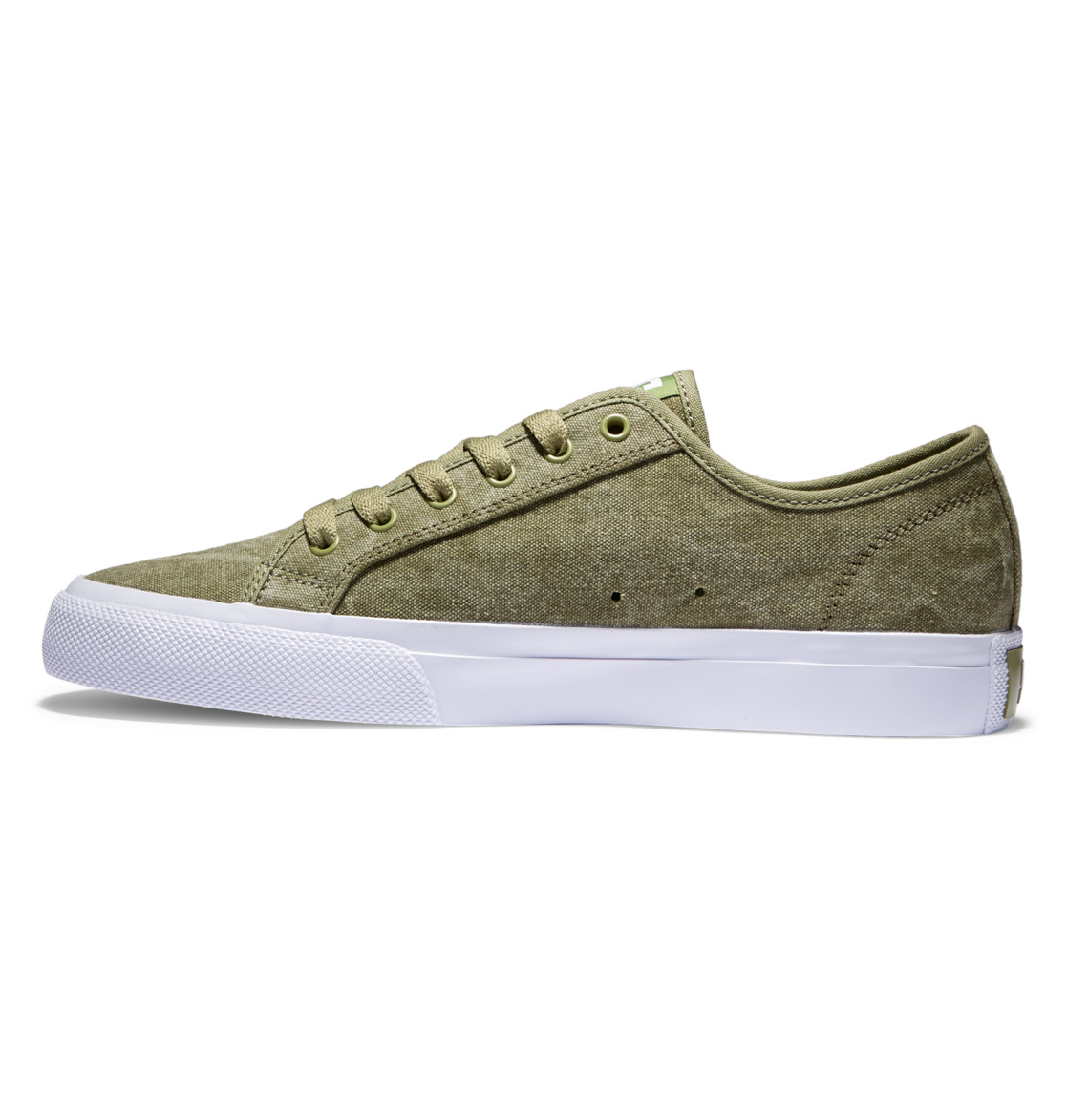 Baskets DC Shoes Manual Textile Vert Olive Homme | ATG-34116108