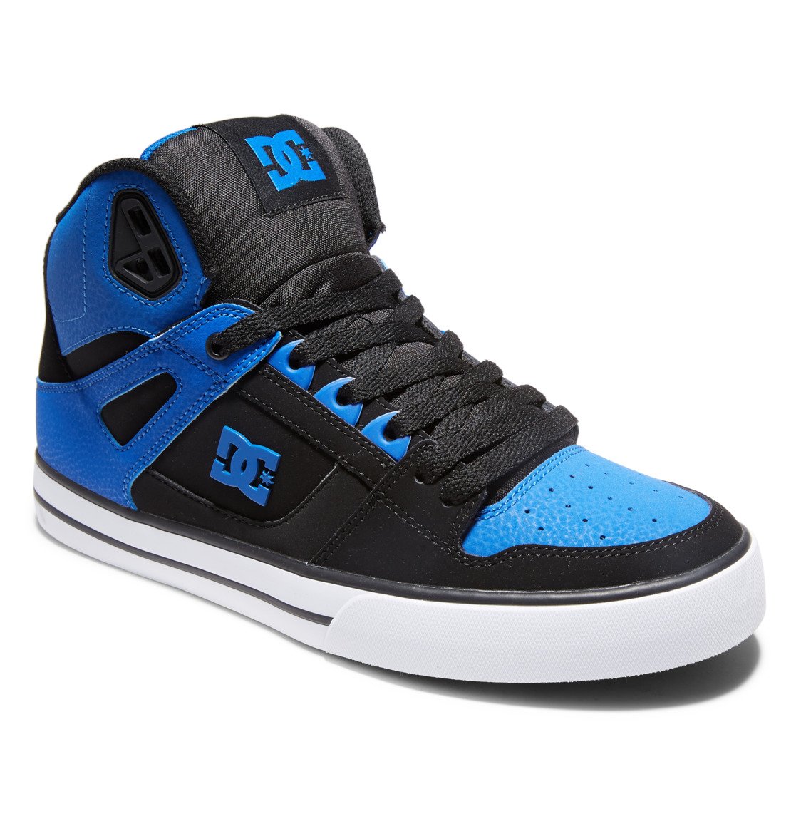 Baskets DC Shoes Pure High-Top Noir Bleu Royal Homme | BLC-66453018