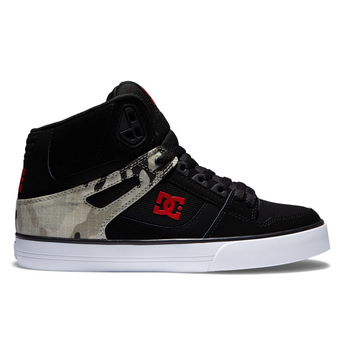 Baskets DC Shoes Pure High-Top Camouflage Noir Homme | JEZ-49887065