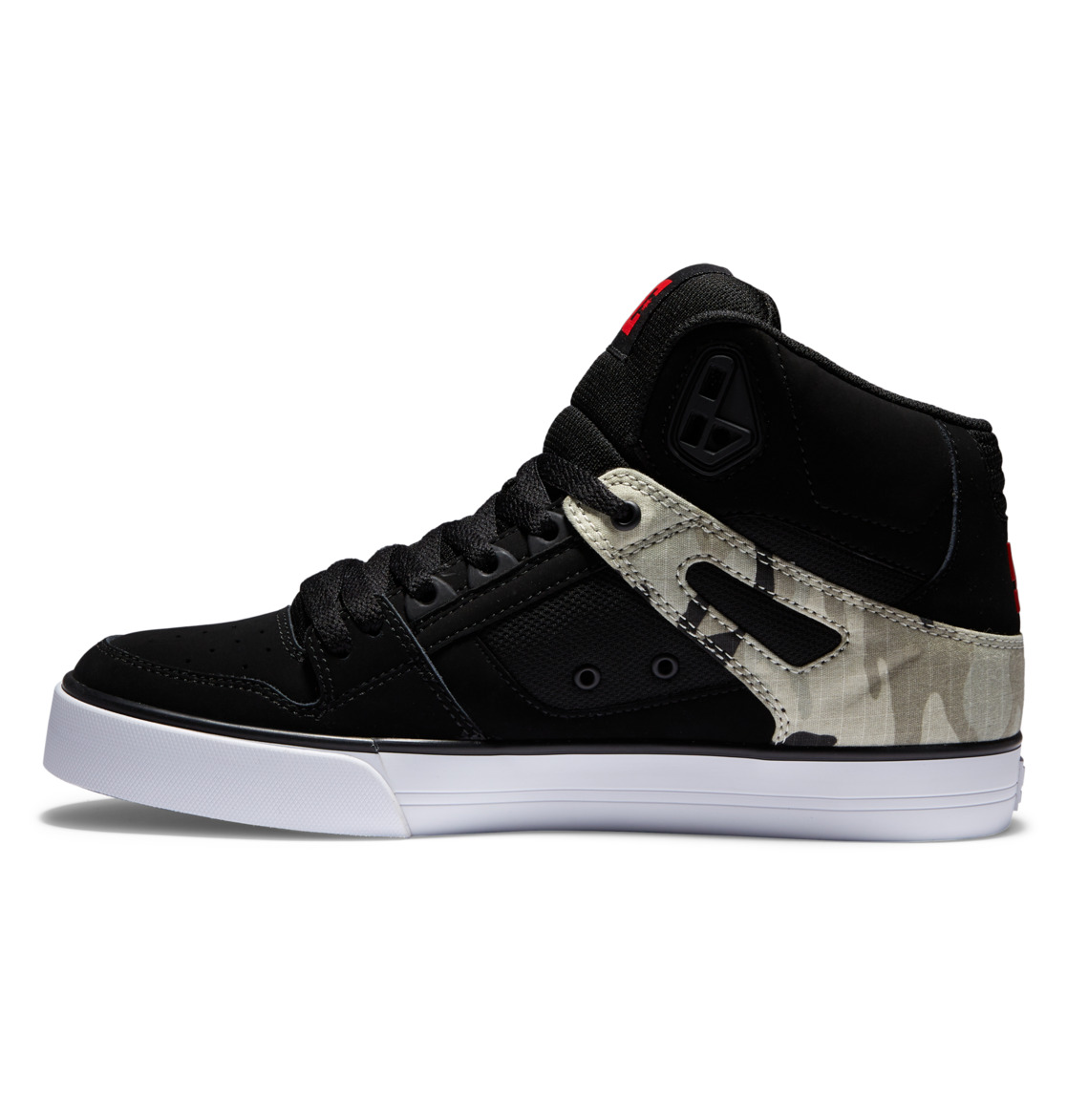 Baskets DC Shoes Pure High-Top Camouflage Noir Homme | JEZ-49887065