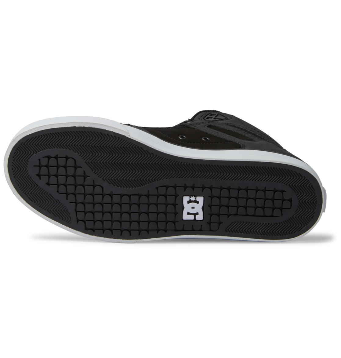 Baskets DC Shoes Pure High-Top Noir Blanche Homme | YYT-60703764