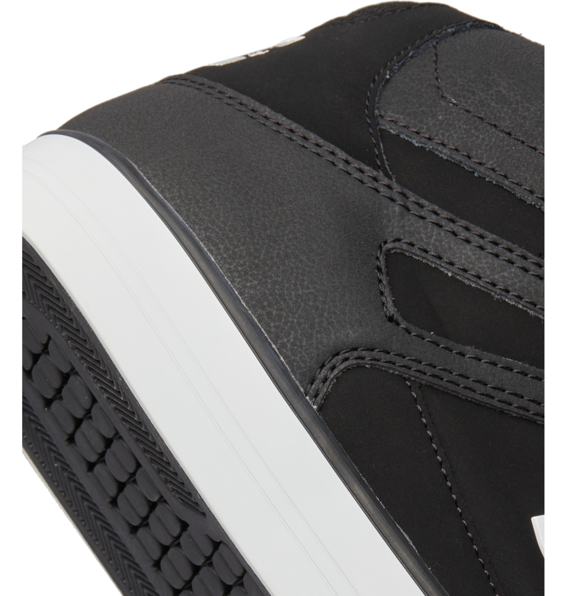 Baskets DC Shoes Pure High-Top Noir Blanche Homme | YYT-60703764