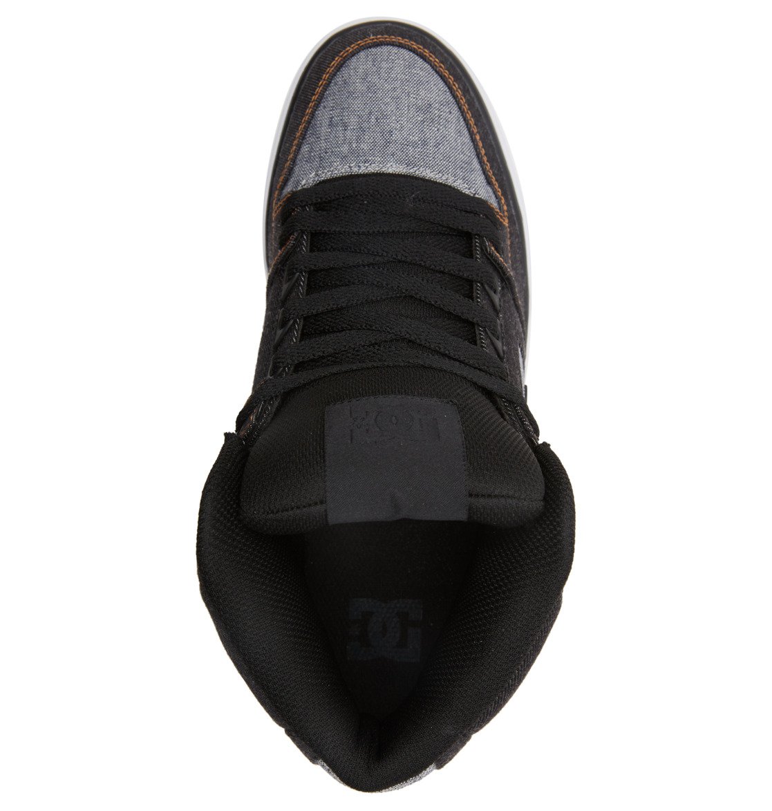 Baskets DC Shoes Pure High-Top Noir Homme | WZG-40932267