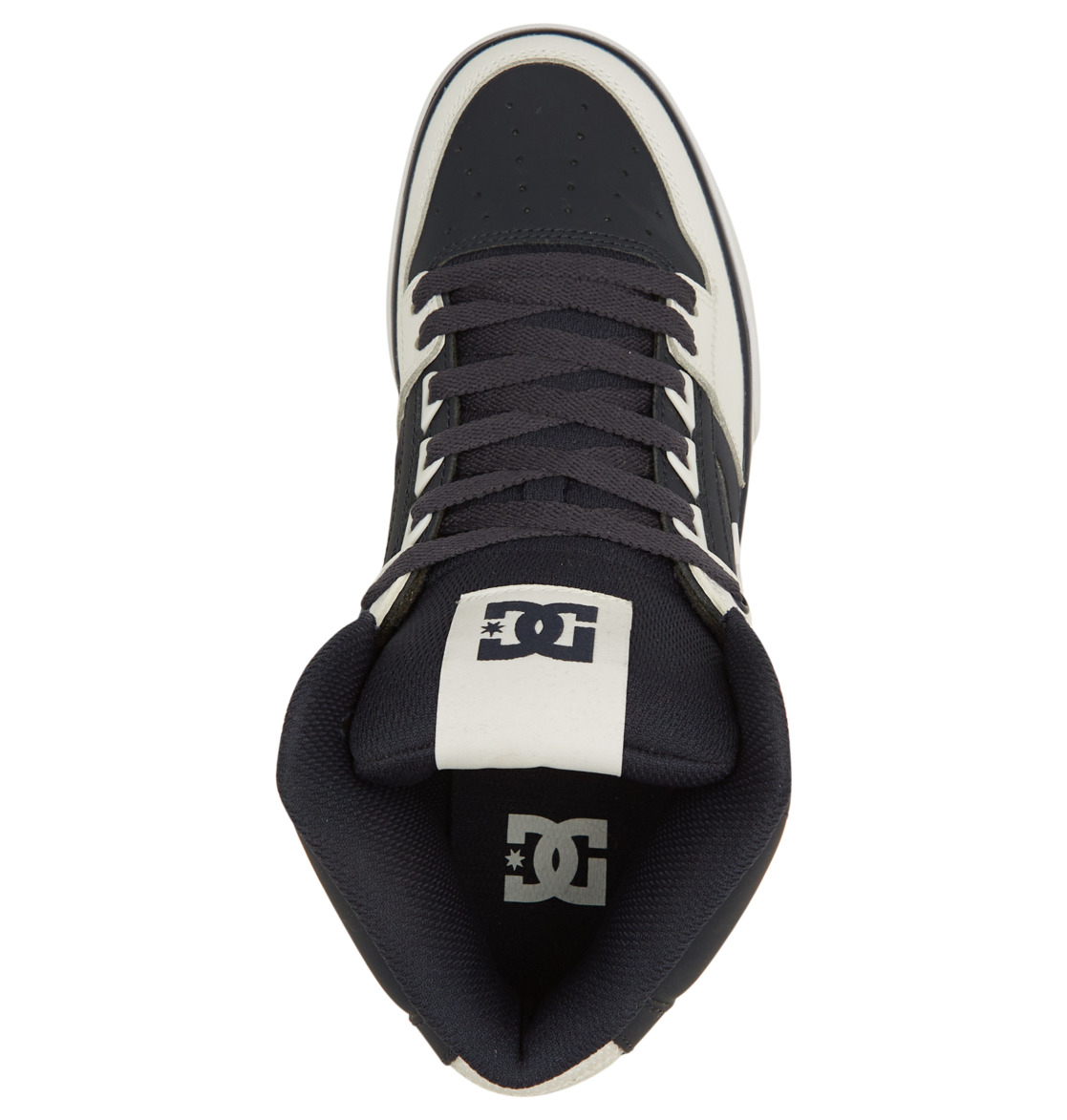 Baskets DC Shoes Pure High-Top Bleu Marine Blanche Homme | IDM-32484969