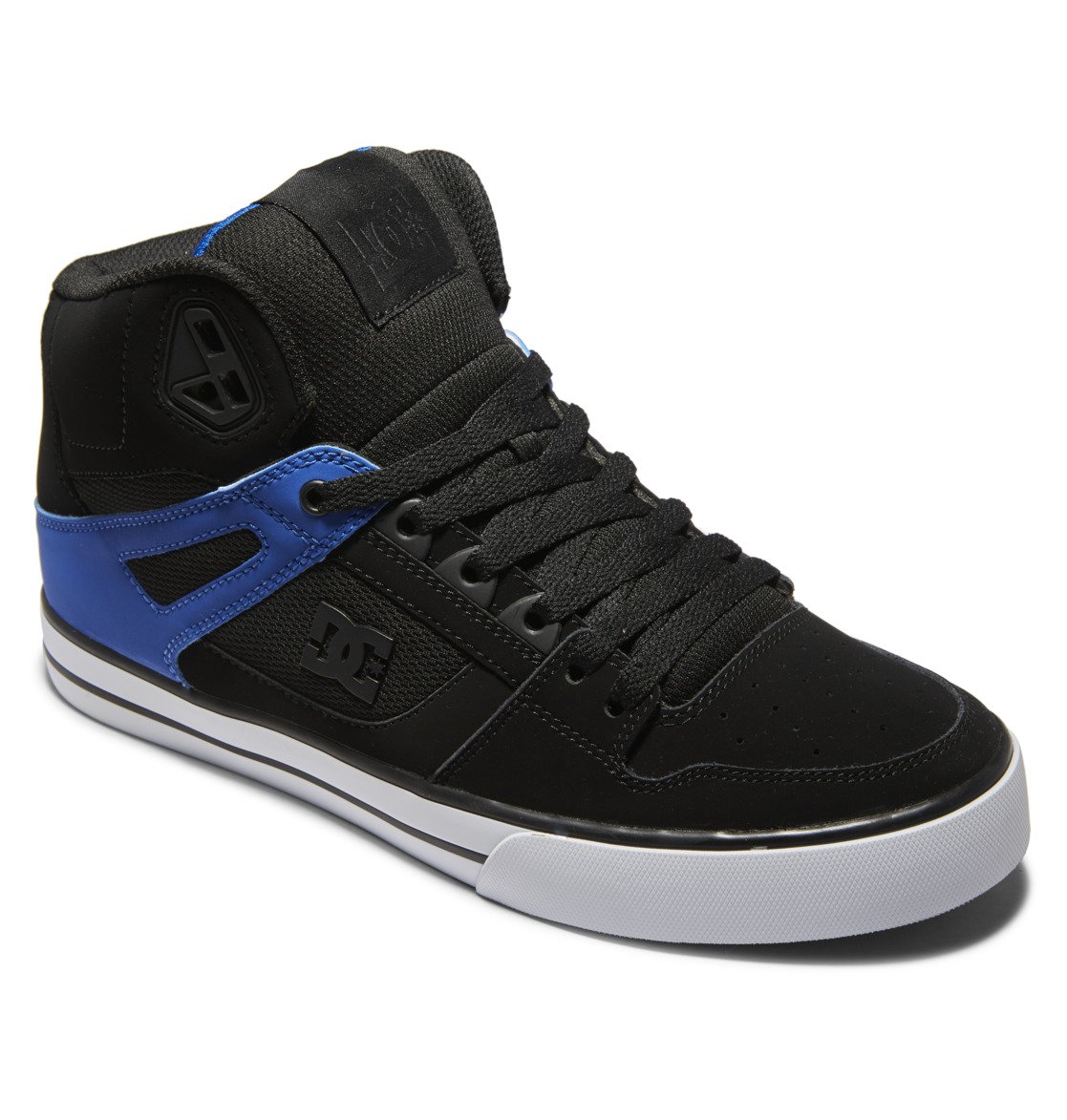 Baskets DC Shoes Pure High-Top Noir Bleu Homme | AXD-83868948