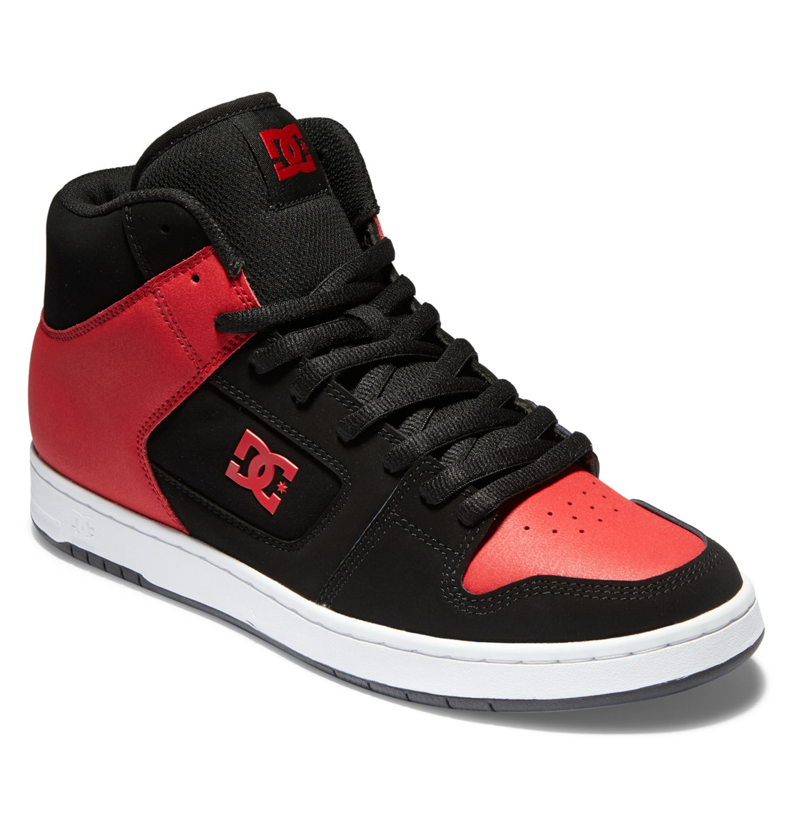 Baskets DC Shoes Manteca 4 Hi High-Top Noir Rouge Homme | VFC-40421693