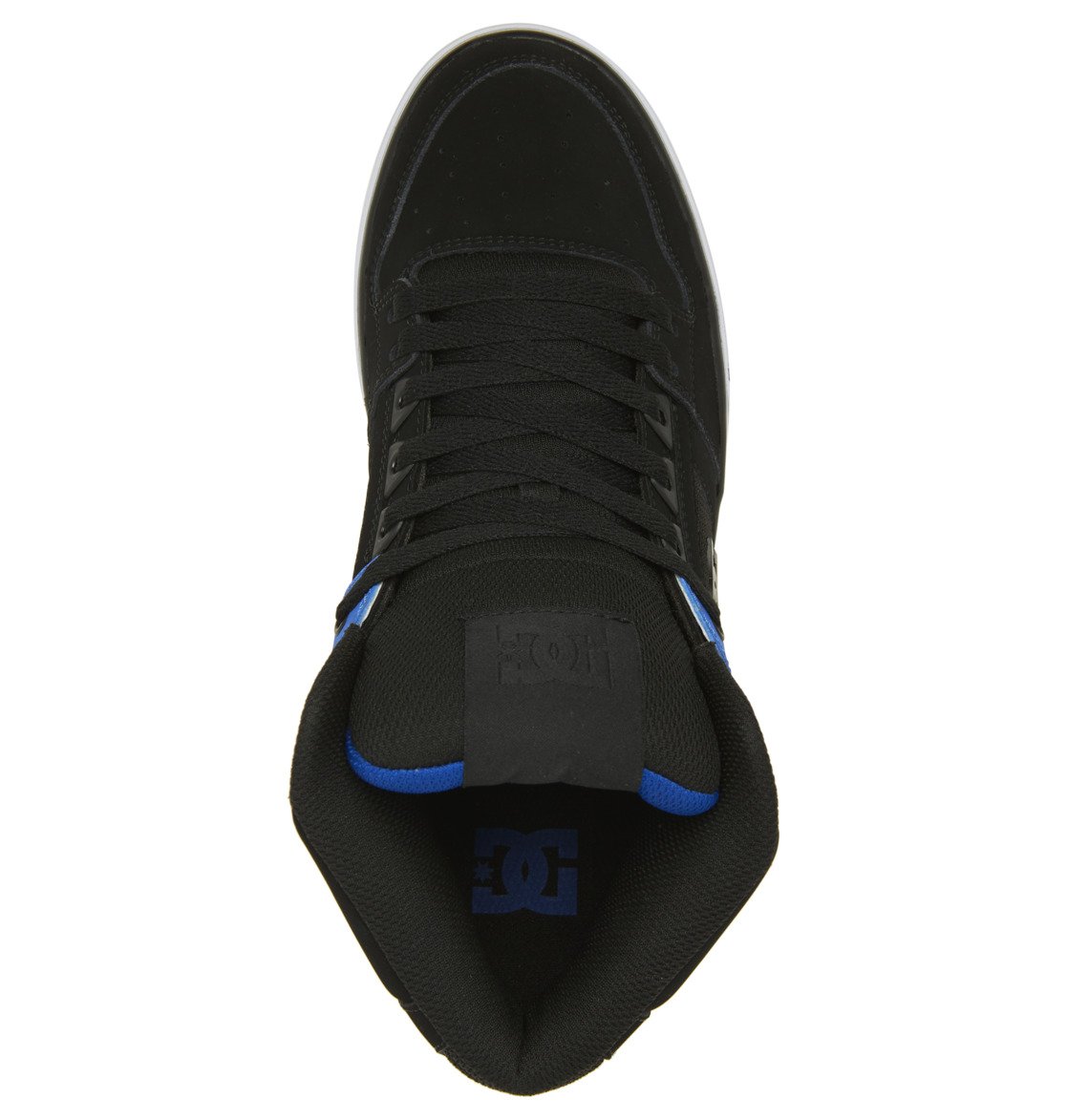 Baskets DC Shoes Pure High-Top Noir Bleu Homme | AXD-83868948