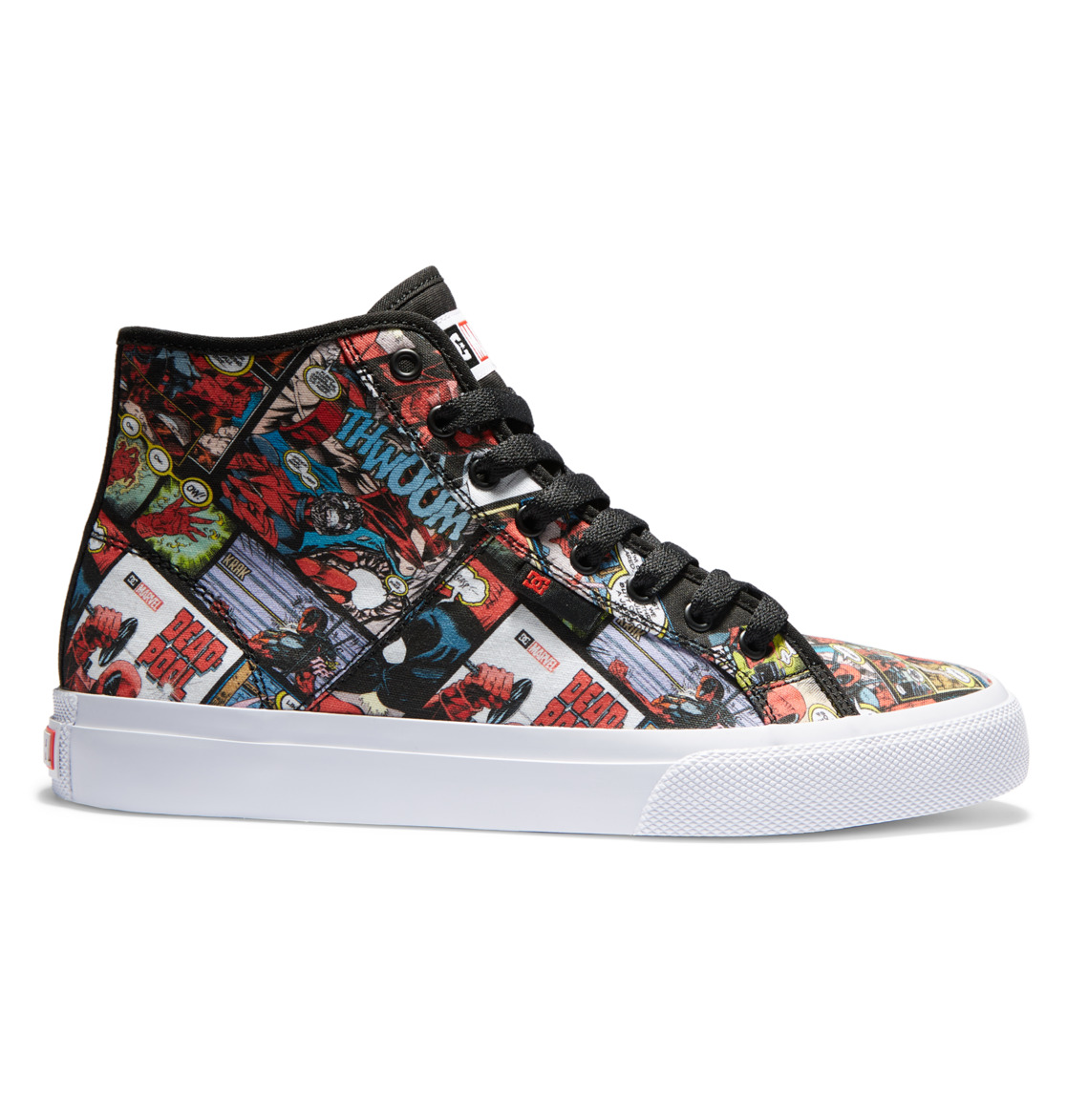 Baskets DC Shoes Marvel Deadpool x DC Manual HI High-Top Noir Multicolore Homme | BDJ-03731999