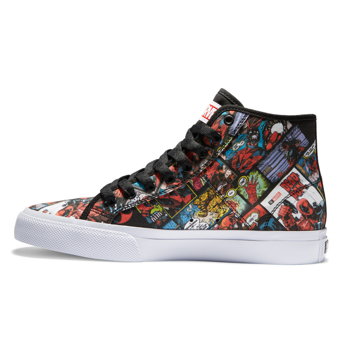 Baskets DC Shoes Marvel Deadpool x DC Manual HI High-Top Noir Multicolore Homme | BDJ-03731999