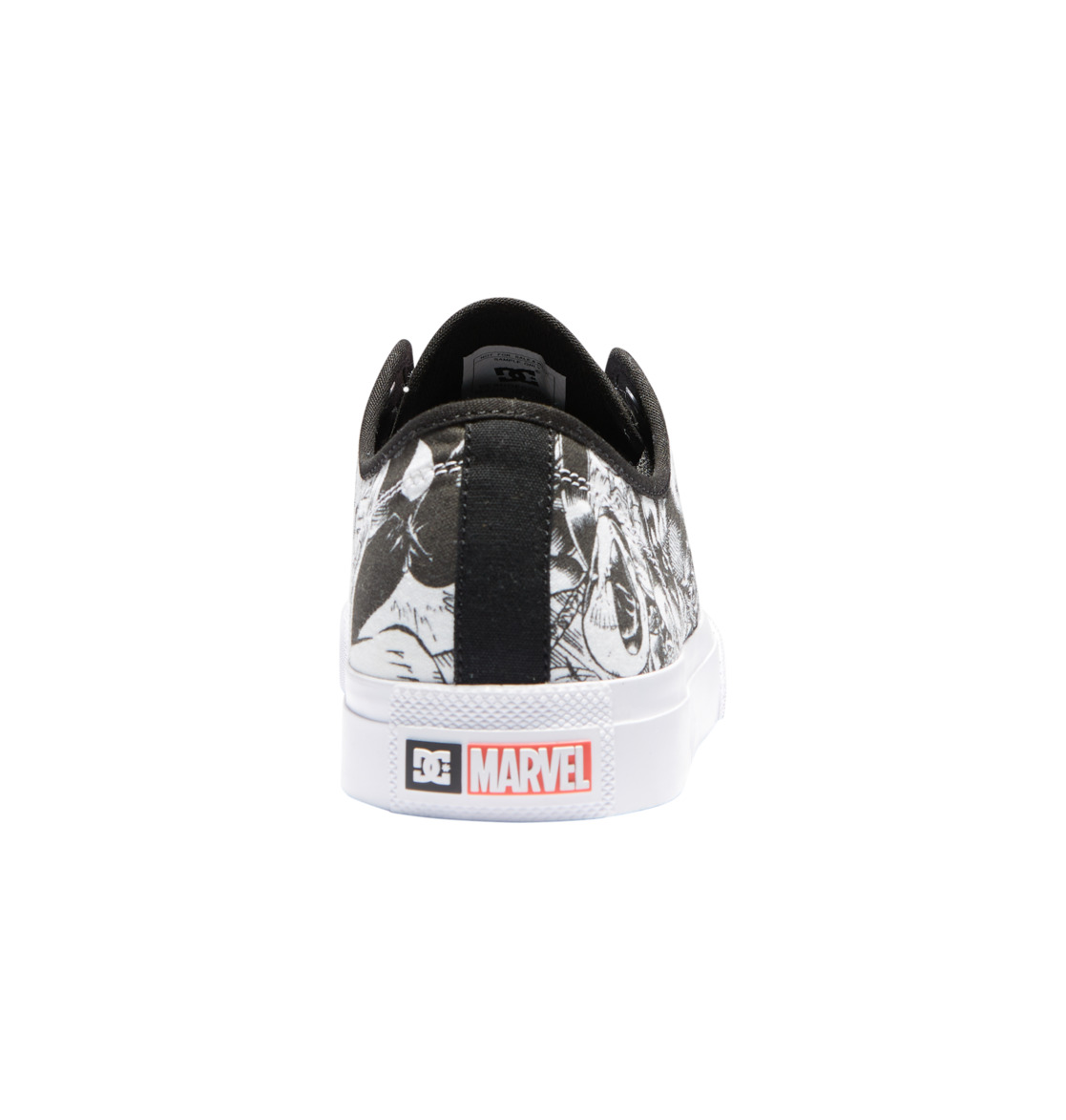 Baskets DC Shoes Marvel Deadpool x DC Manual Noir Blanche Rouge Homme | WVM-34952185