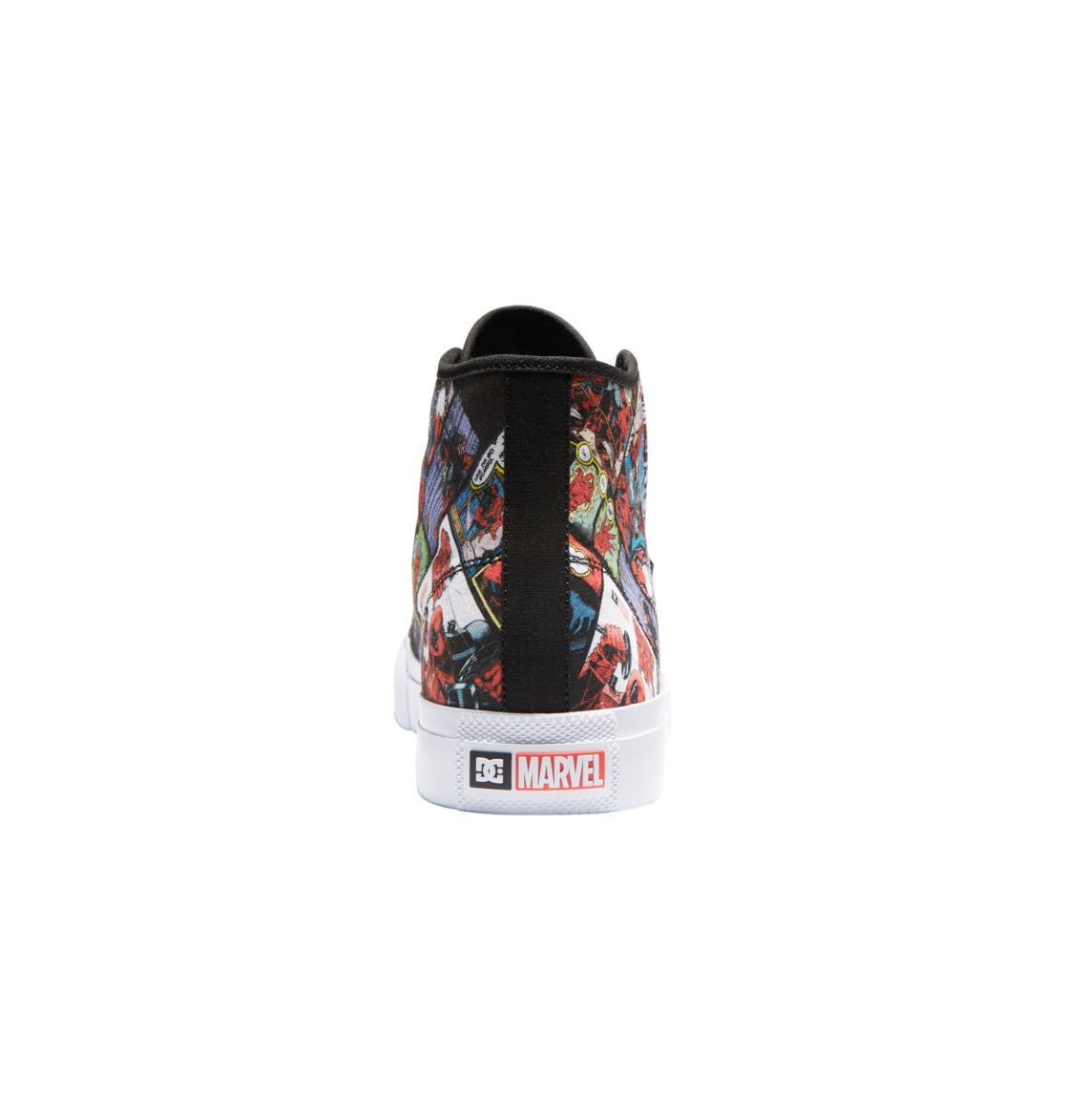 Baskets DC Shoes Marvel Deadpool x DC Manual HI High-Top Noir Multicolore Homme | BDJ-03731999