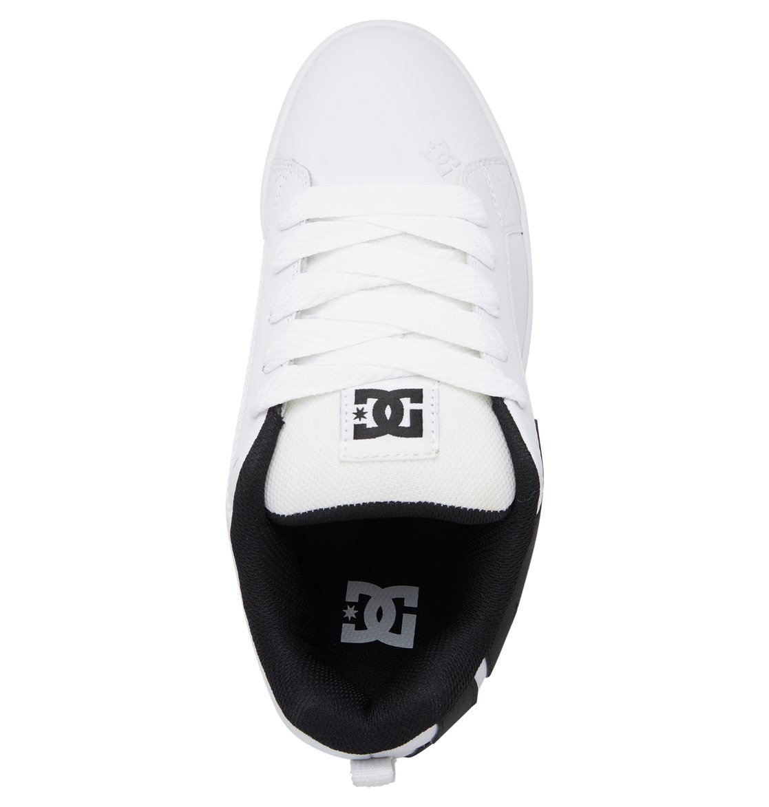 Baskets DC Shoes Court Graffik Blanche Noir Homme | SVX-48578194