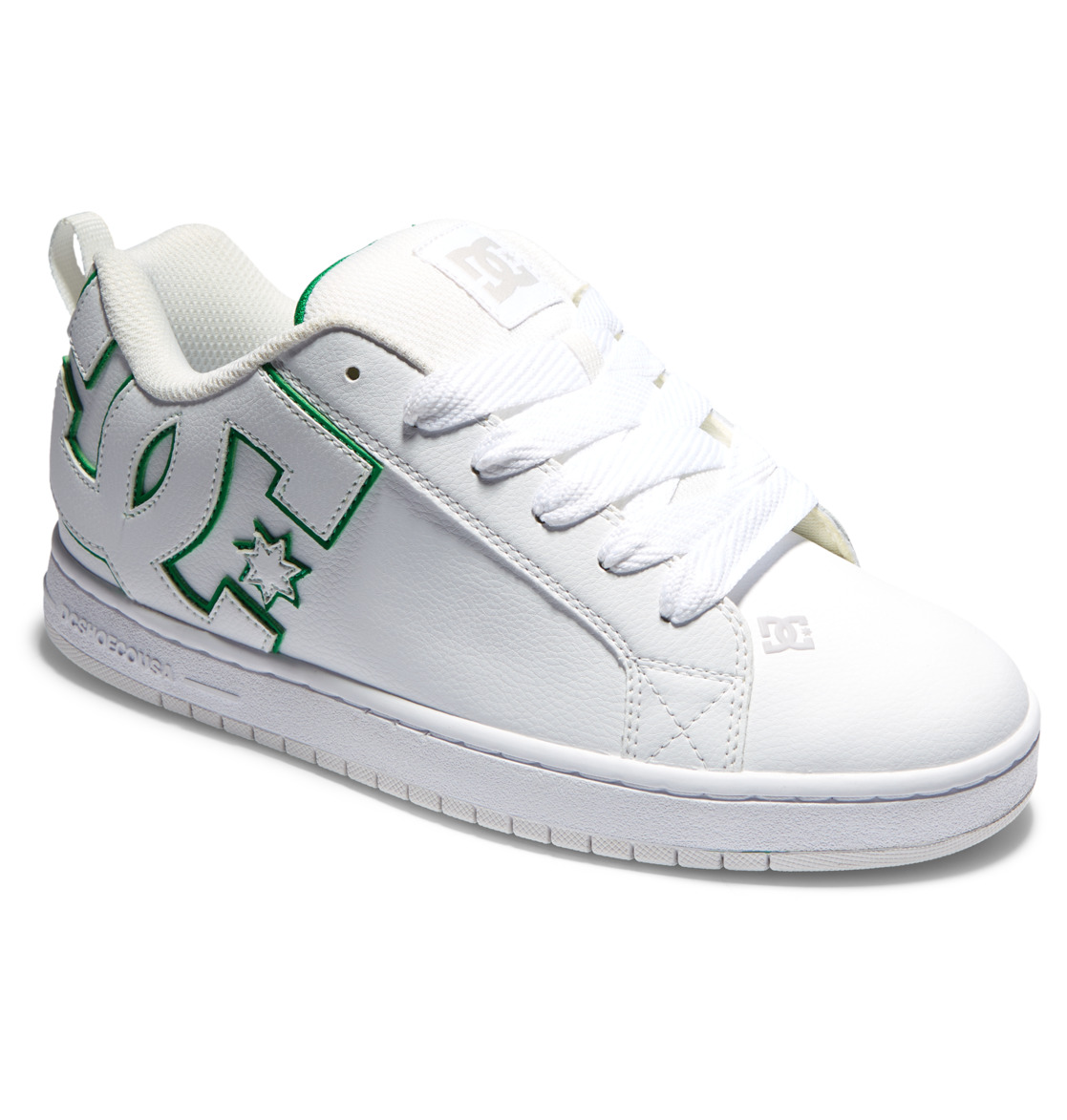 Baskets DC Shoes Court Graffik Blanche Vert Homme | YQN-30491676