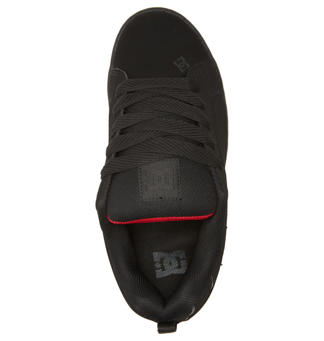 Baskets DC Shoes Court Graffik Noir Rouge Homme | NGS-46660617