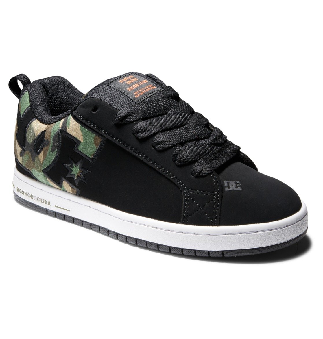 Baskets DC Shoes Court Graffik Noir Homme | CZC-03824573