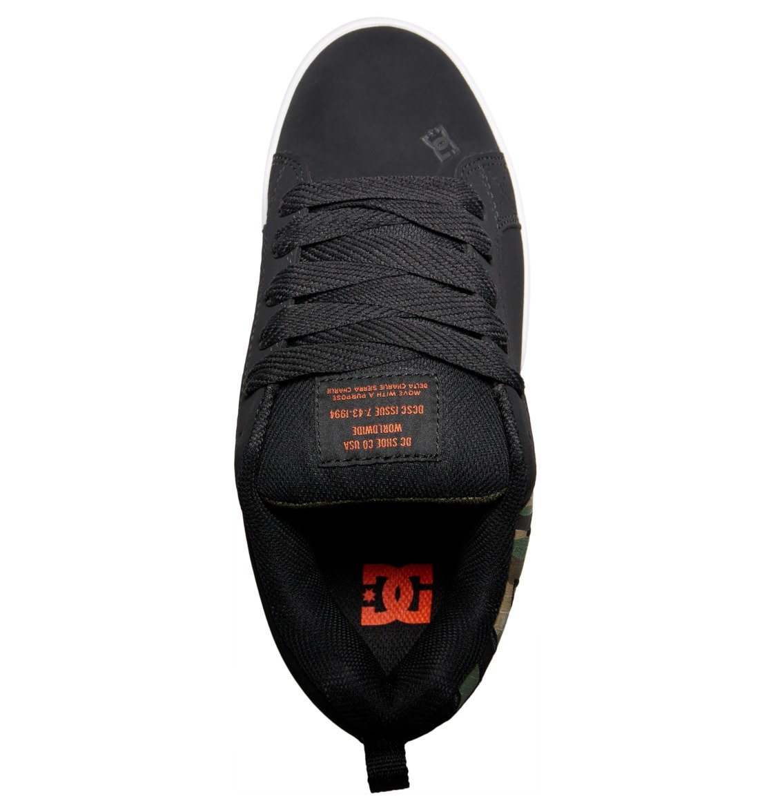 Baskets DC Shoes Court Graffik Noir Homme | CZC-03824573