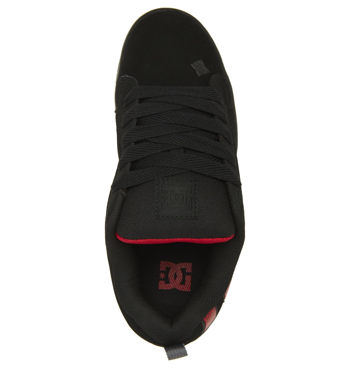 Baskets DC Shoes Court Graffik Noir Rouge Homme | BNN-09553670