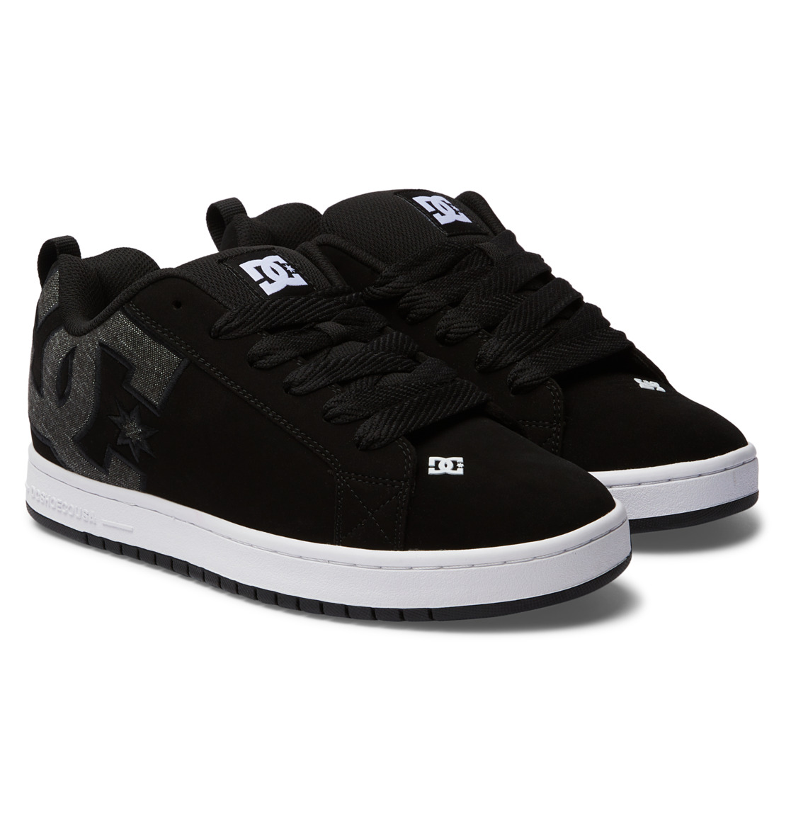 Baskets DC Shoes Court Graffik Noir Homme | CLV-51409246