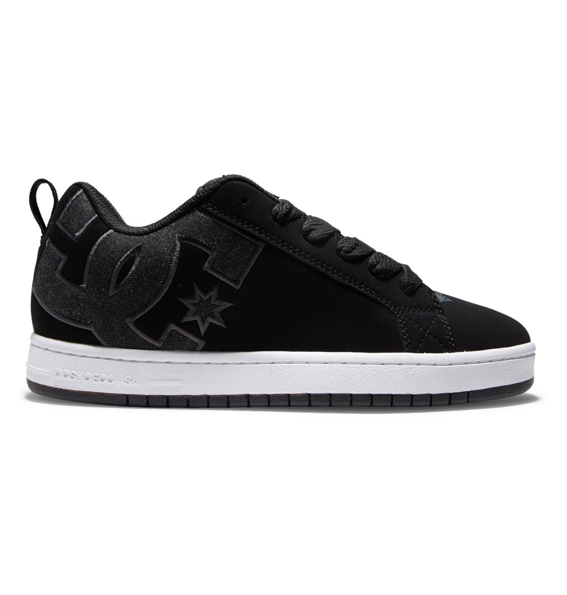 Baskets DC Shoes Court Graffik Noir Bleu Homme | QBI-25827258