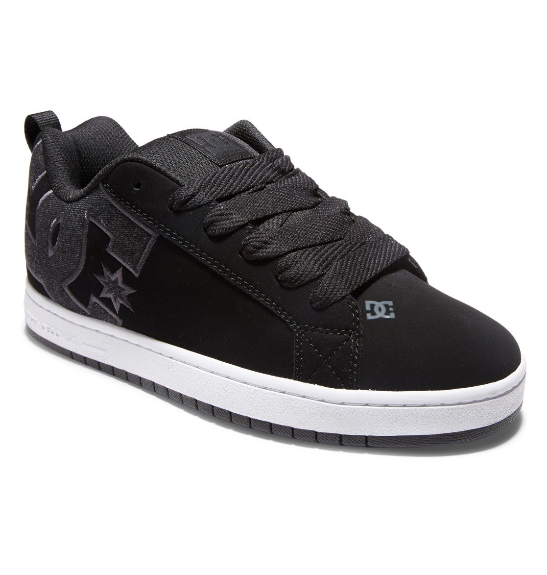 Baskets DC Shoes Court Graffik Noir Bleu Homme | QBI-25827258