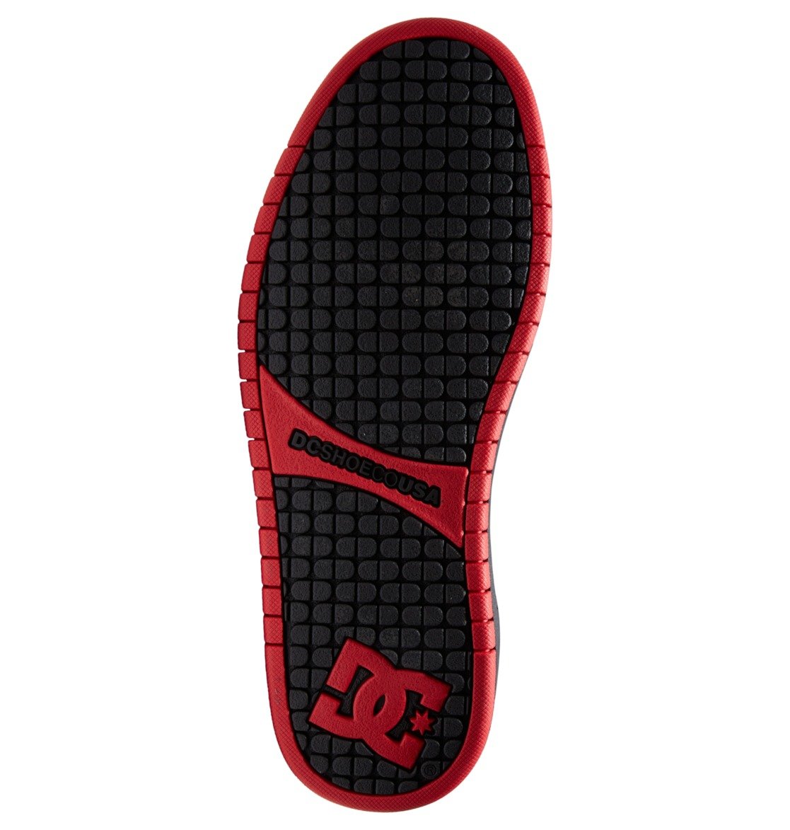 Baskets DC Shoes Court Graffik Noir Grise Rouge Homme | NOJ-18588727