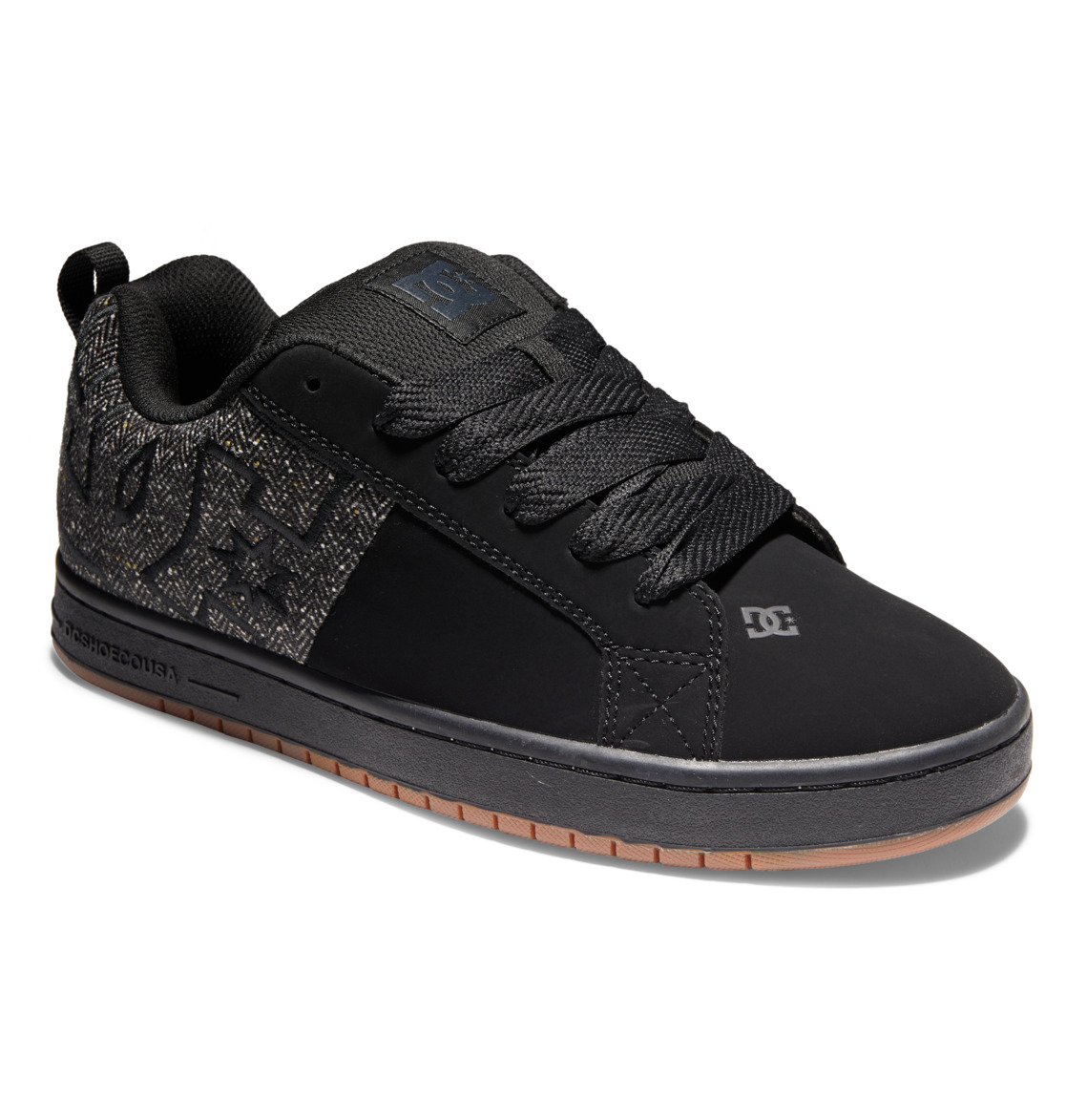 Baskets DC Shoes Court Graffik Noir Homme | OOU-63806002