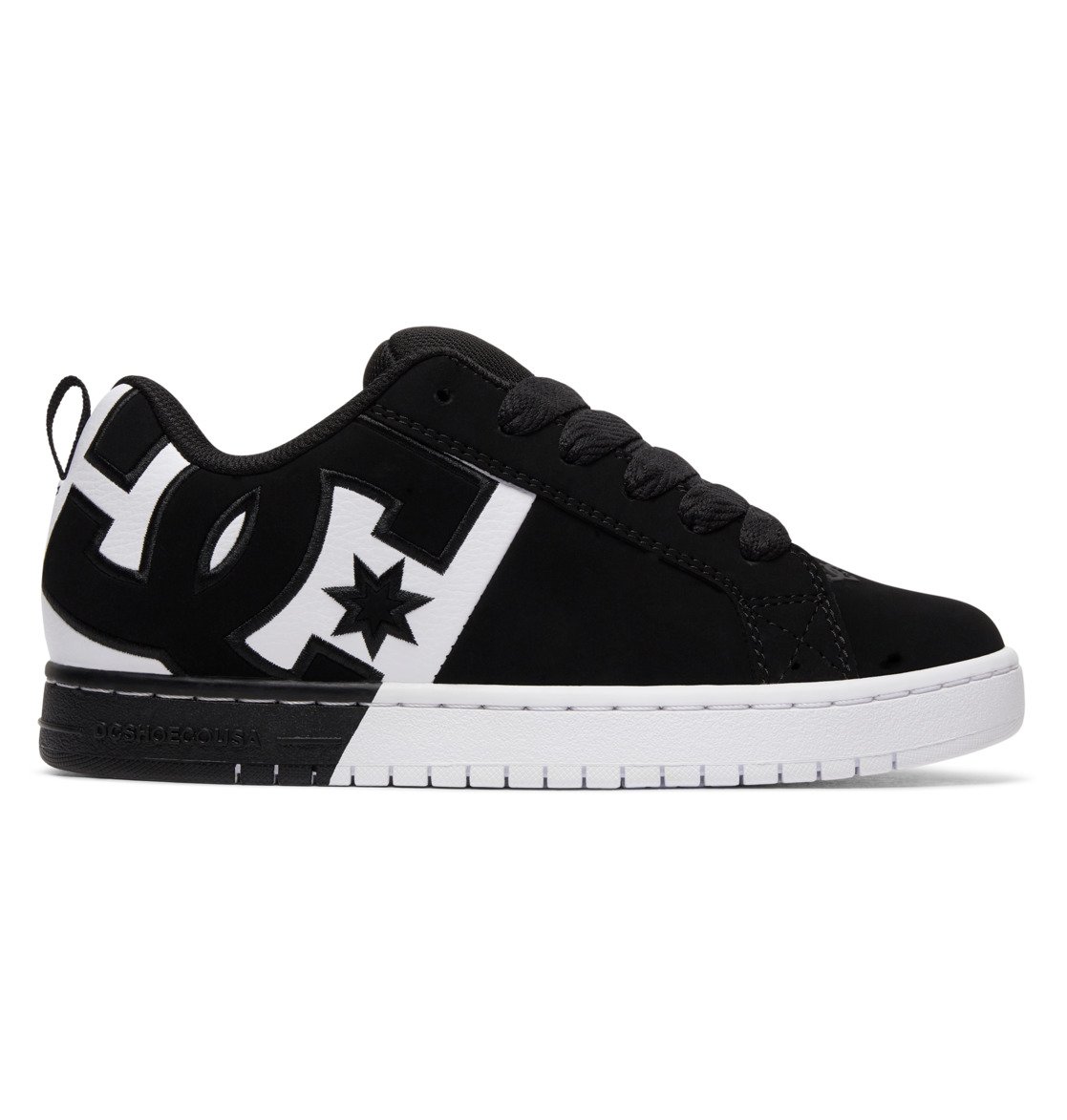 Baskets DC Shoes Court Graffik Noir Blanche Homme | VIB-80906061