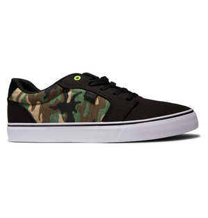 Baskets DC Shoes Anvil Tela Noir Camouflage Homme | BDQ-11979577