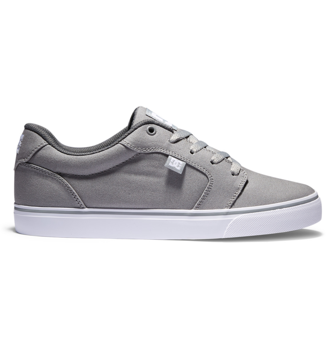 Baskets DC Shoes Anvil Tela Grise Blanche Homme | NON-29762896